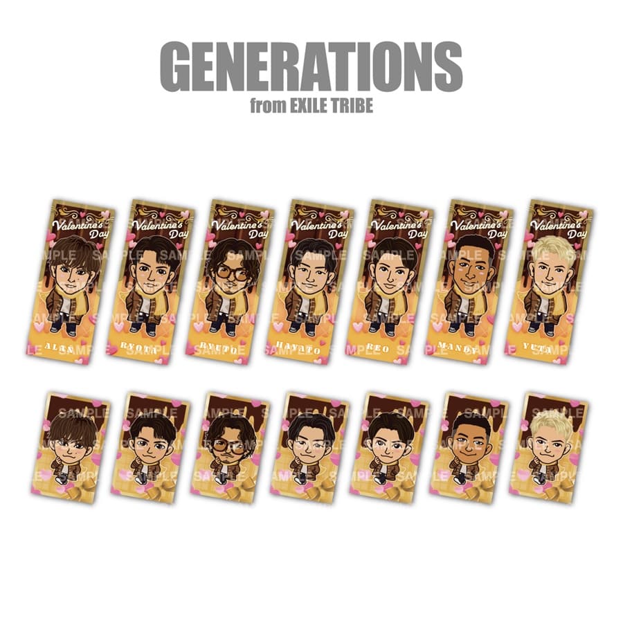 チョコマシュマロ ステッカー2枚付き バレンタインデー ver./GENERATIONS 詳細画像 GENERATIONS 1