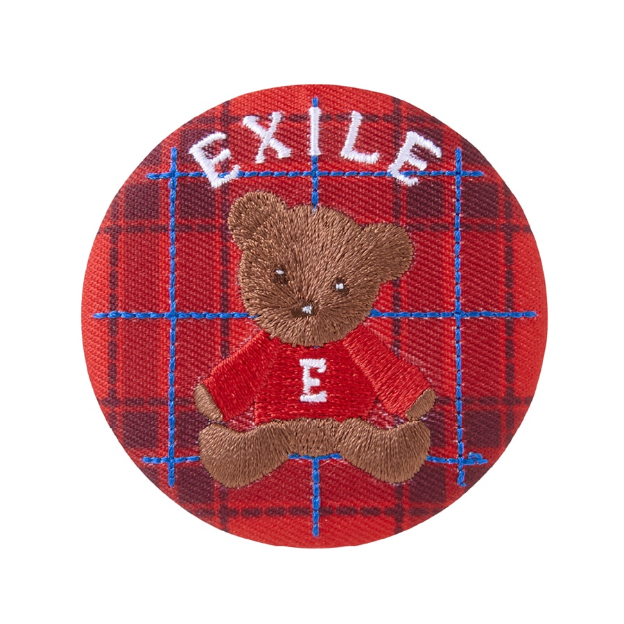 EXILE TRIBE STATION ONLINE STORE｜HOLIDAY 2023 刺繍缶バッジ/EXILE