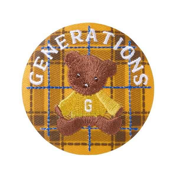 HOLIDAY 2023 刺繍缶バッジ/GENERATIONS