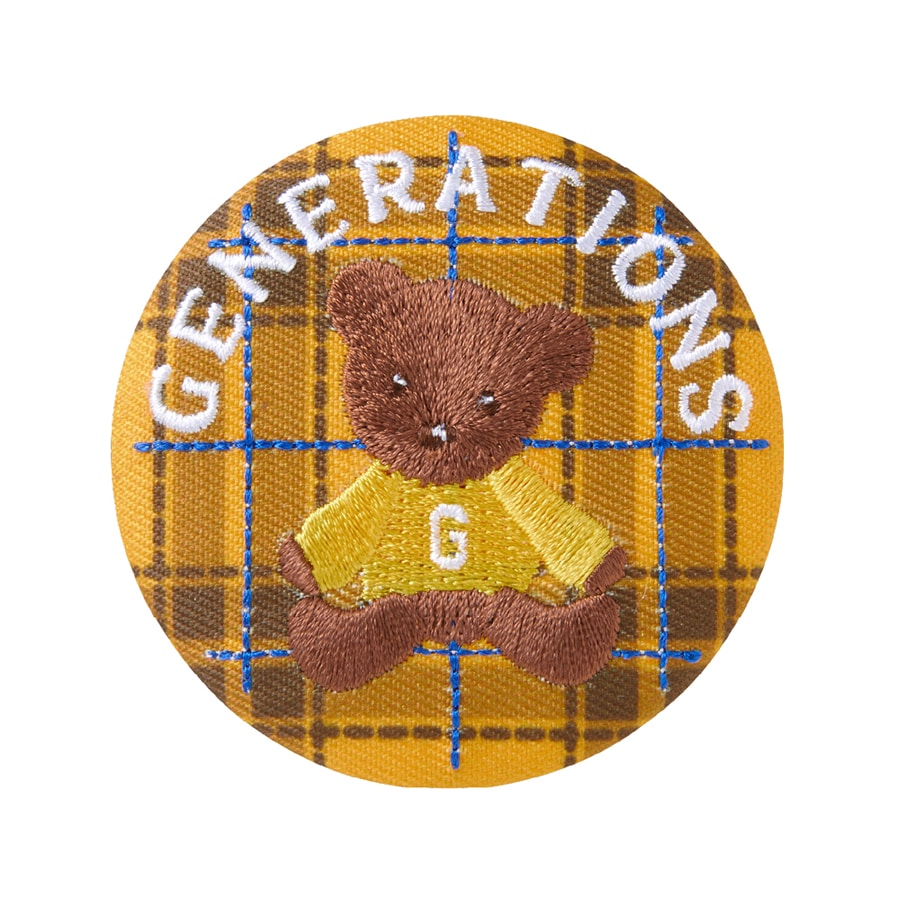 HOLIDAY 2023 刺繍缶バッジ/GENERATIONS 詳細画像 GENERATIONS 1