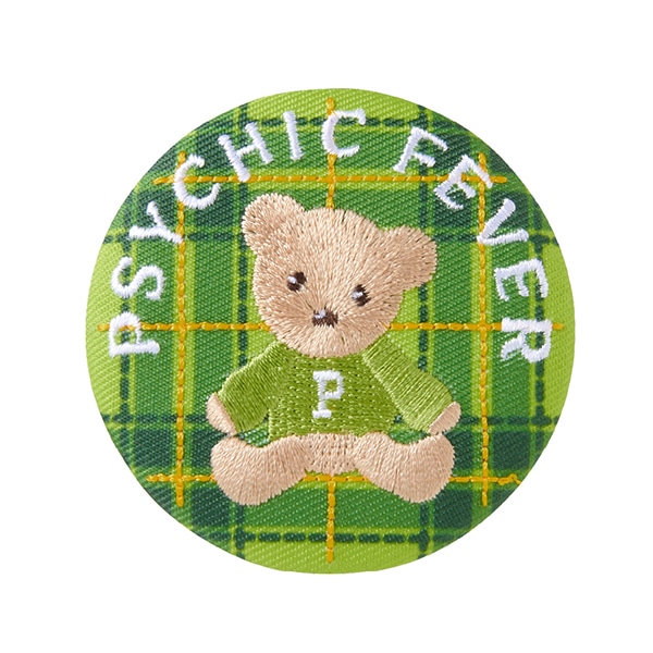HOLIDAY 2023 刺繍缶バッジ/PSYCHIC FEVER