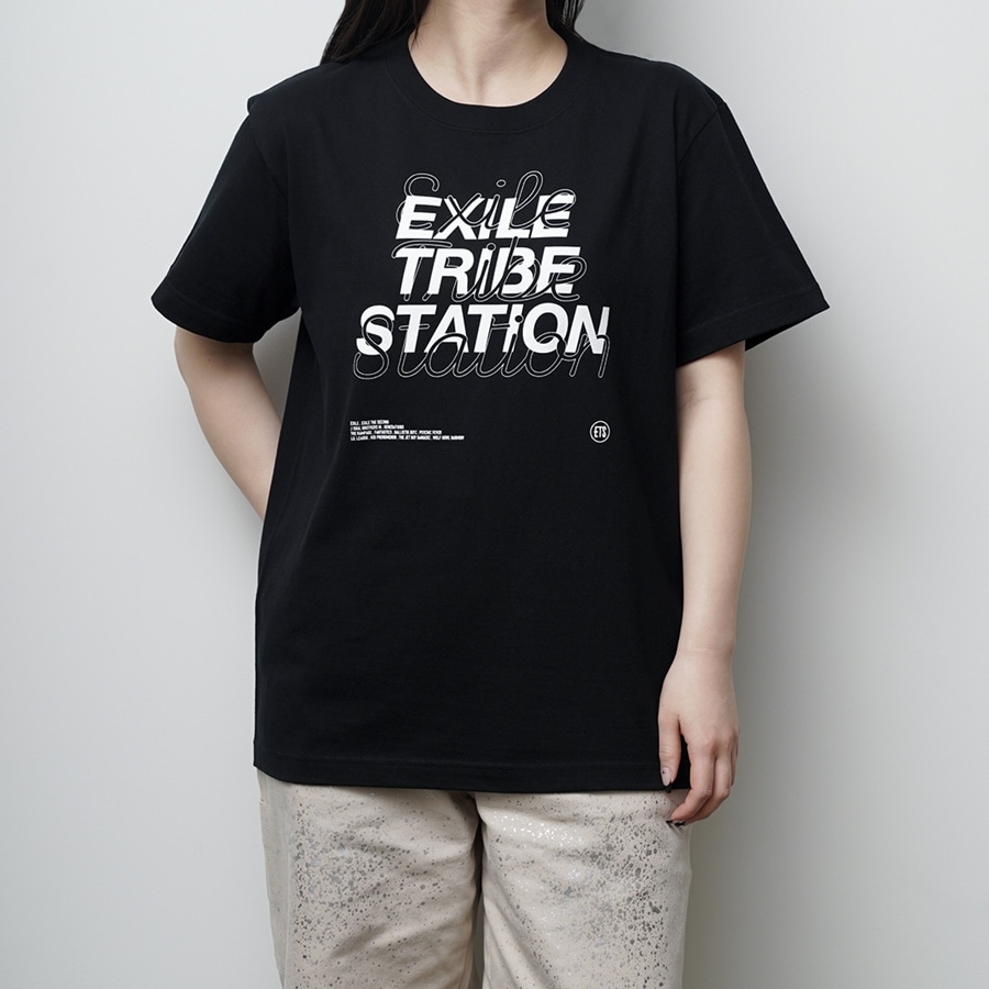 EXILE TRIBE STATION ONLINE STORE｜ETS Tシャツ/BLACK