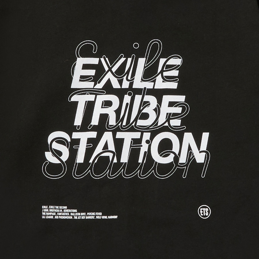 EXILE TRIBE STATION ONLINE STORE｜ETS パーカー/BLACK