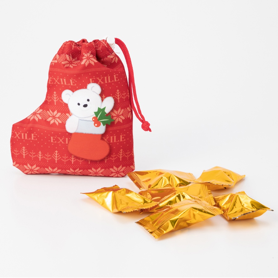 HOLIDAY 2025 チョコクランチ入りソックス巾着/EXILE 詳細画像 カラー共通 1
