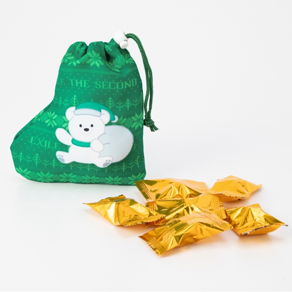 HOLIDAY 2025 チョコクランチ入りソックス巾着/EXILE THE SECOND 詳細画像