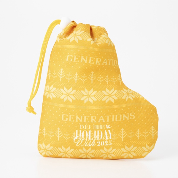 HOLIDAY 2025 チョコクランチ入りソックス巾着/GENERATIONS 詳細画像