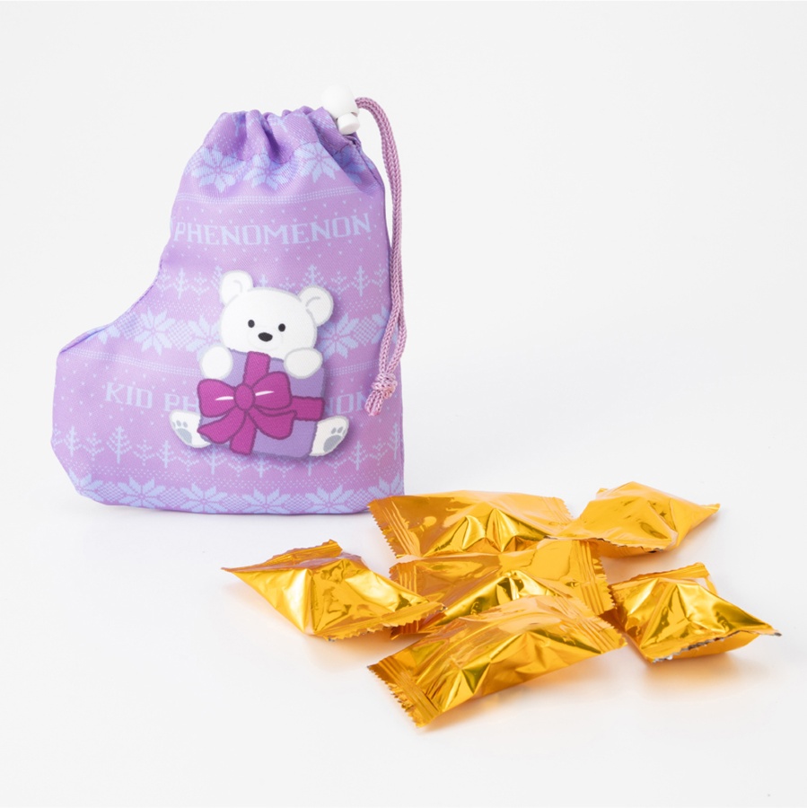 HOLIDAY 2025 チョコクランチ入りソックス巾着/KID PHENOMENON 詳細画像 カラー共通 1
