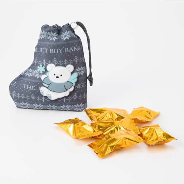HOLIDAY 2025 チョコクランチ入りソックス巾着/THE JET BOY BANGERZ 詳細画像