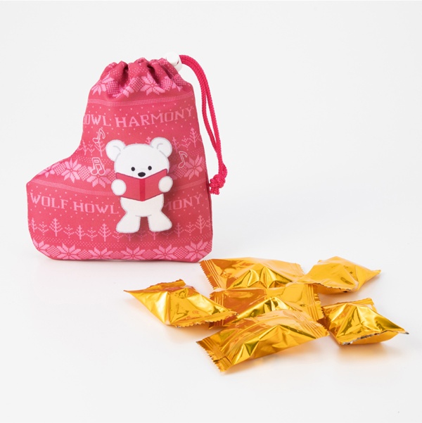 HOLIDAY 2025 チョコクランチ入りソックス巾着/WOLF HOWL HARMONY 詳細画像