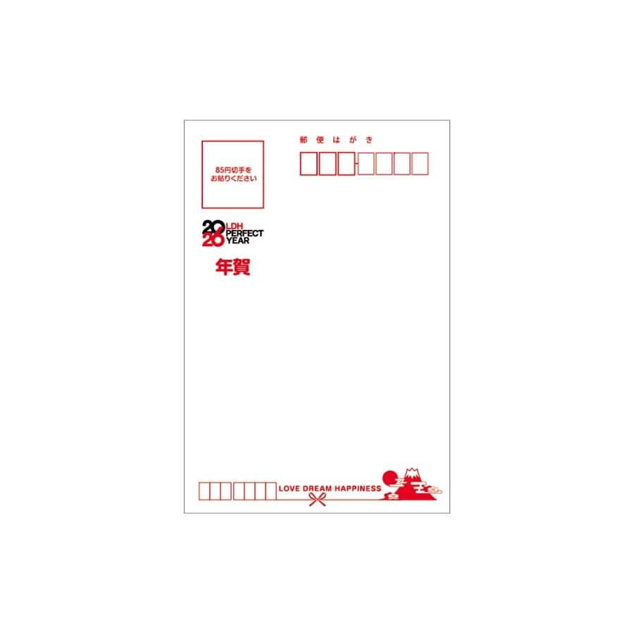 NEW YEAR 2026 年賀状3枚セット/EXILE 詳細画像 カラー共通 1