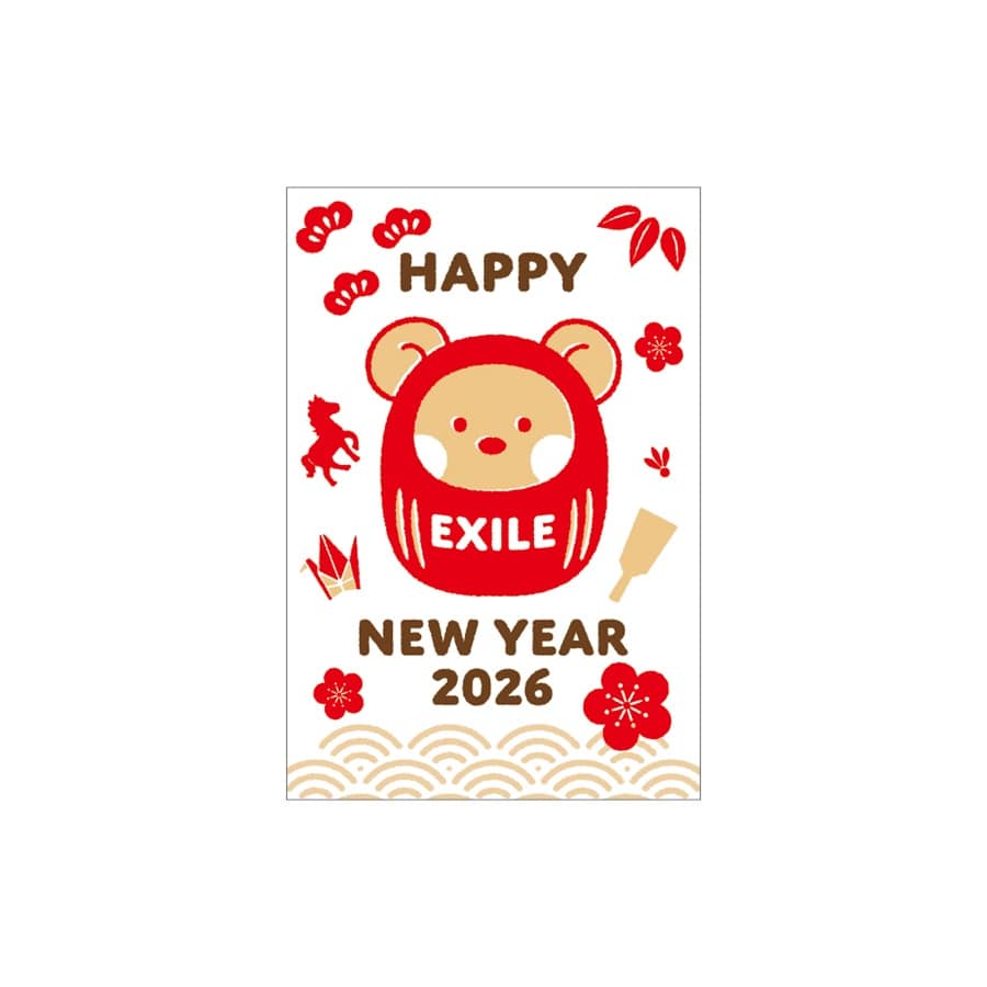 NEW YEAR 2026 年賀状3枚セット/EXILE 詳細画像 EXILE 1