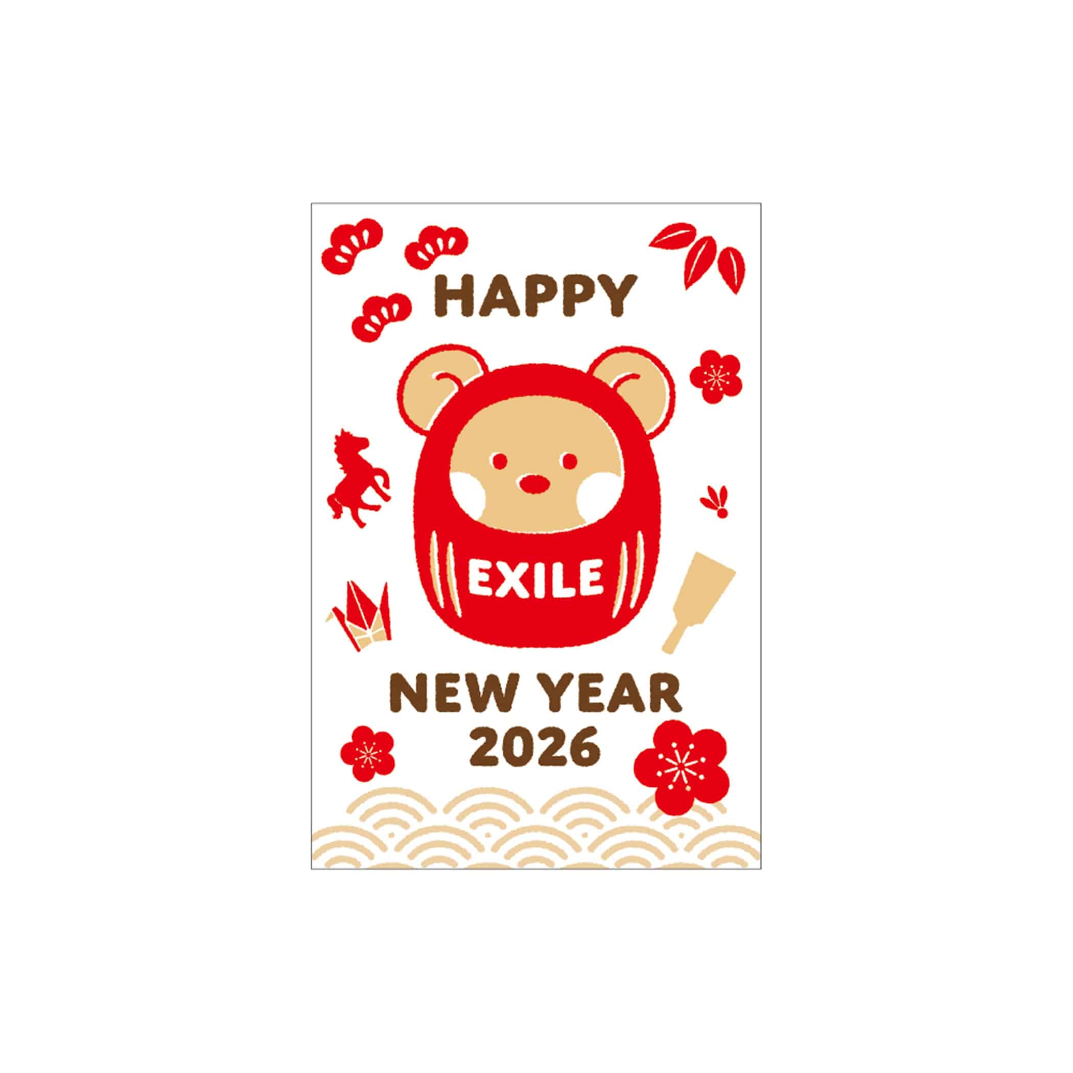 EXILE TRIBE STATION ONLINE STORE｜NEW YEAR 2026 年賀状3枚セット/EXILE