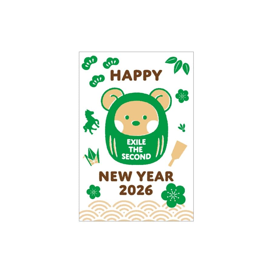 NEW YEAR 2026 年賀状3枚セット/EXILE THE SECOND 詳細画像 EXILE THE SECOND 1