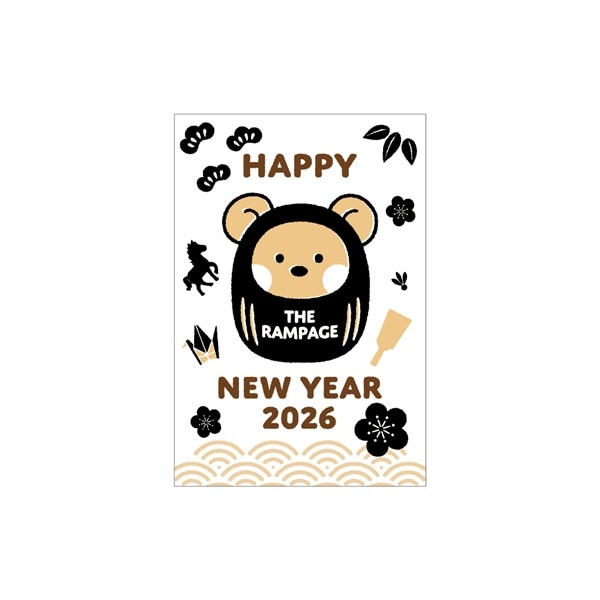 NEW YEAR 2026 年賀状3枚セット/THE RAMPAGE