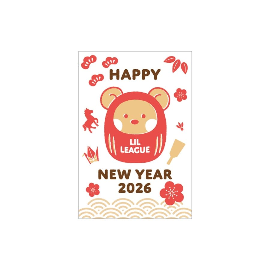 NEW YEAR 2026 年賀状3枚セット/LIL LEAGUE 詳細画像 LIL LEAGUE 1