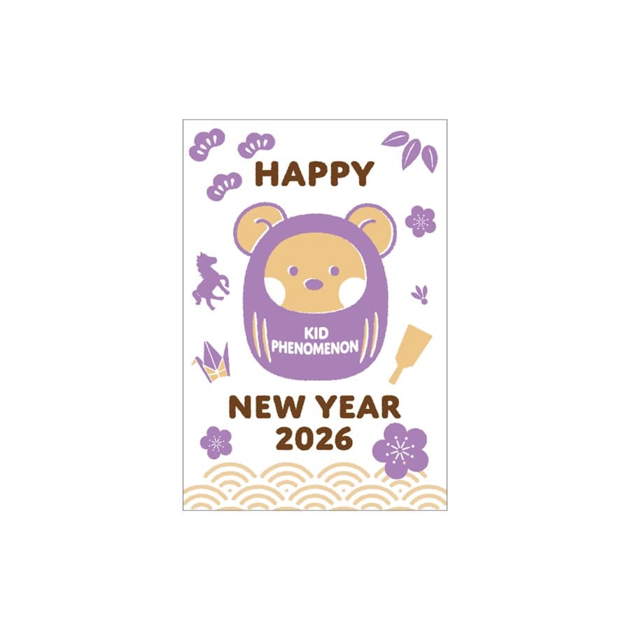 NEW YEAR 2026 年賀状3枚セット/KID PHENOMENON 詳細画像 KID PHENOMENON 1