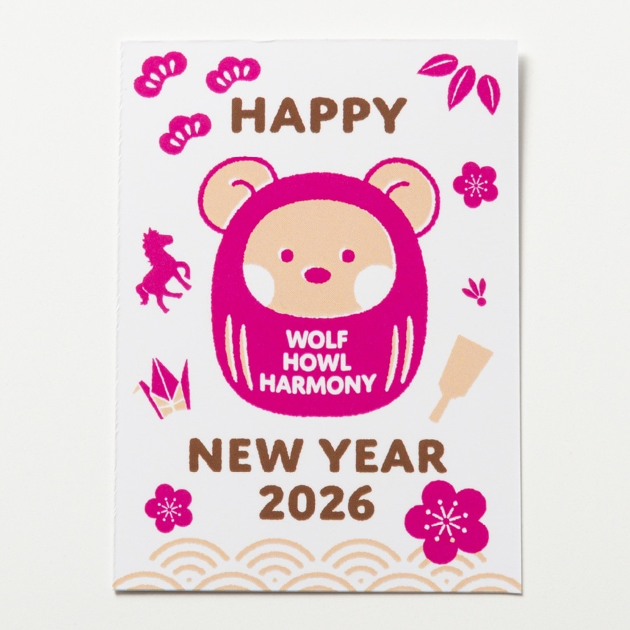 NEW YEAR 2026 カード付御守りカードケース/WOLF HOWL HARMONY 詳細画像 カラー共通 3