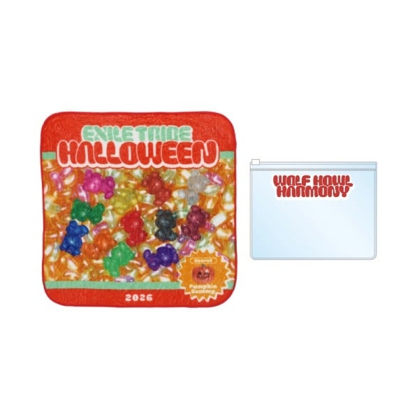 HALLOWEEN 2026 ポーチ付きハンドタオル/WOLF HOWL HARMONY