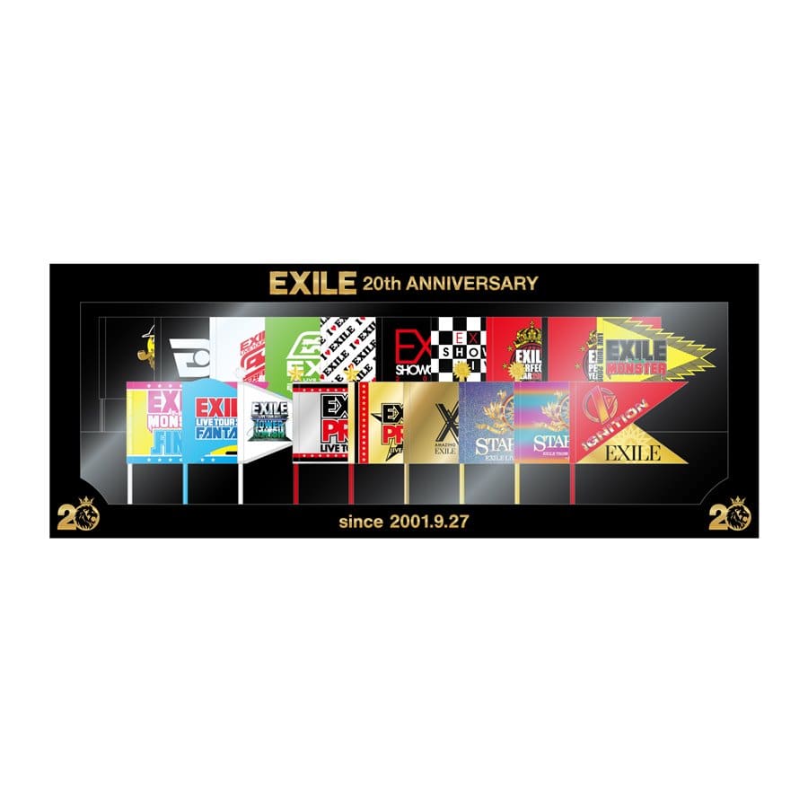 EXILE 20th ANNIVERSARY ミニチュアフラッグ for EXILE TRIBE FAMILY 詳細画像