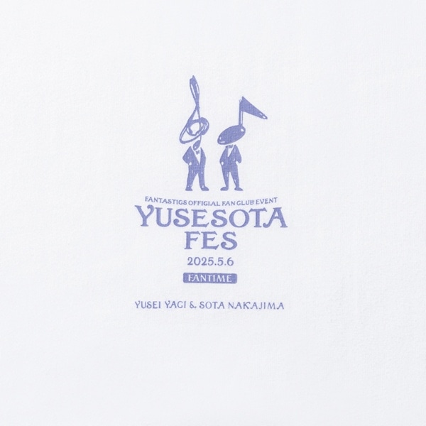 ゆせそたフェス ロゴTシャツ/WHITE 詳細画像