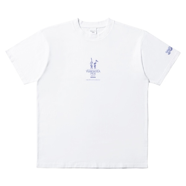 ゆせそたフェス ロゴTシャツ/WHITE