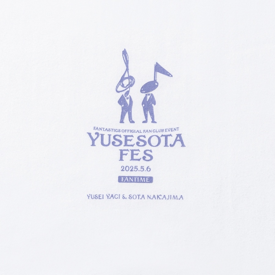 ゆせそたフェス ロゴTシャツ/WHITE 詳細画像 カラー共通 1