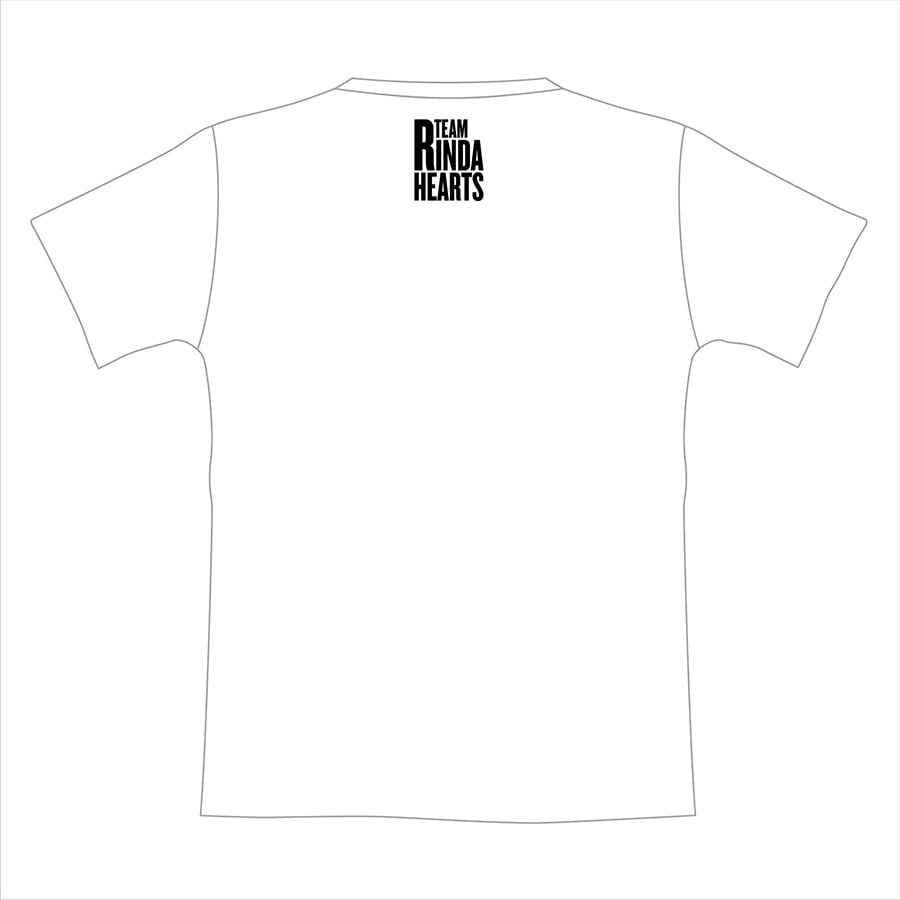 TEAM RINDA HEARTS Tシャツ 詳細画像 WHITE 1