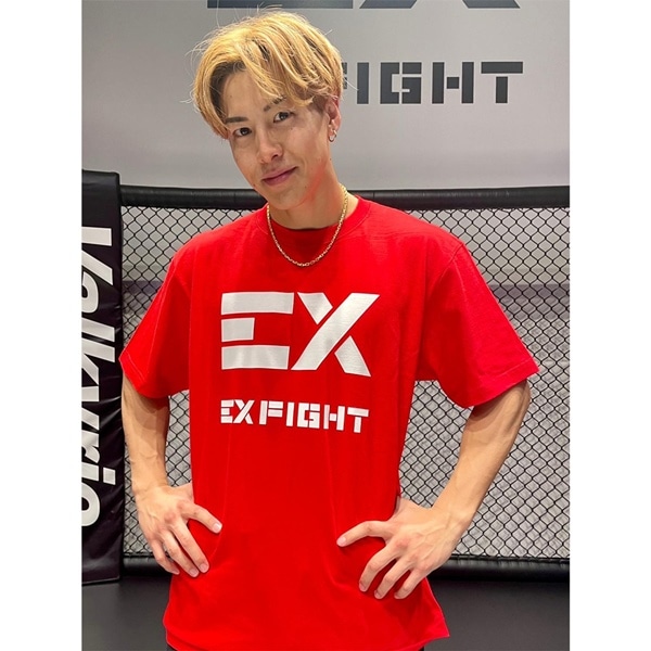 RIKU×EXFIGHTコラボTシャツ(LIFE IS BEAUTIFUL)