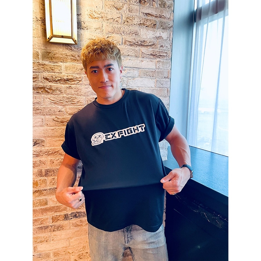 中務裕太×EXFIGHT Tシャツ（たかし けんこうだいいちver.） 詳細画像 カラー共通 4