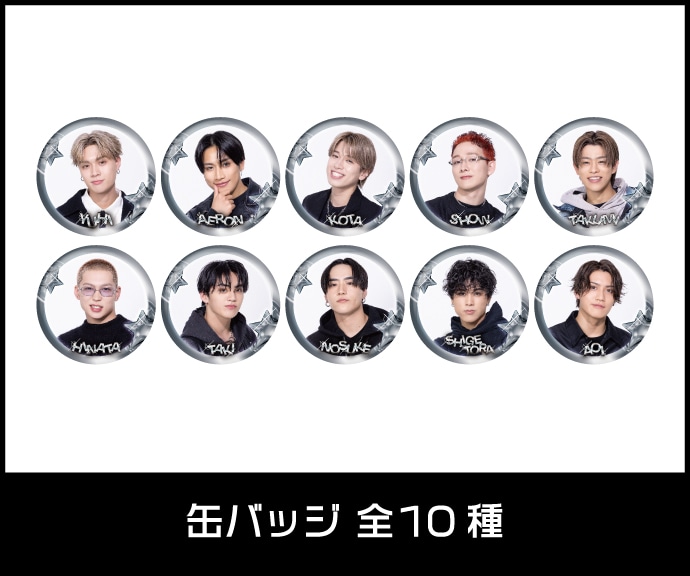EXILE TRIBE アー写セット EXILE TRIBE STATION ONLINE STORE｜6IX SENSE アクリルスタンド