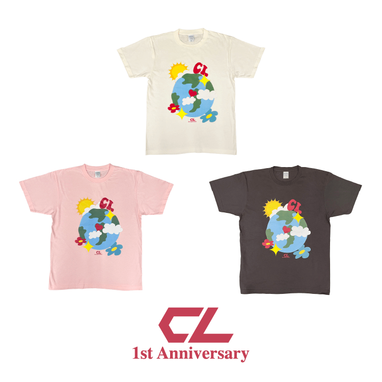 CL 1st Anniversary Tシャツ 受注販売スタート!!