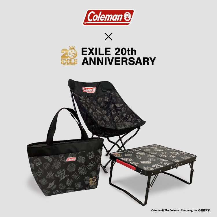 Coleman×EXILE 20th ANNIVERSARYコラボレーションアイテム予約販売決定!!