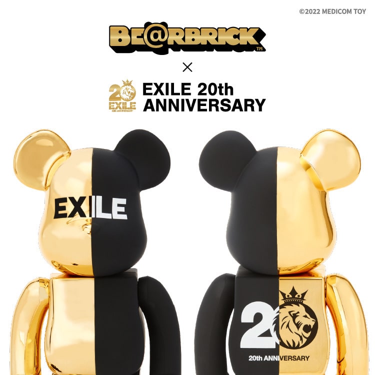 BE@RBRICK×EXILE 20th 100％ ＆ 400％ 先行抽選販売決定!!