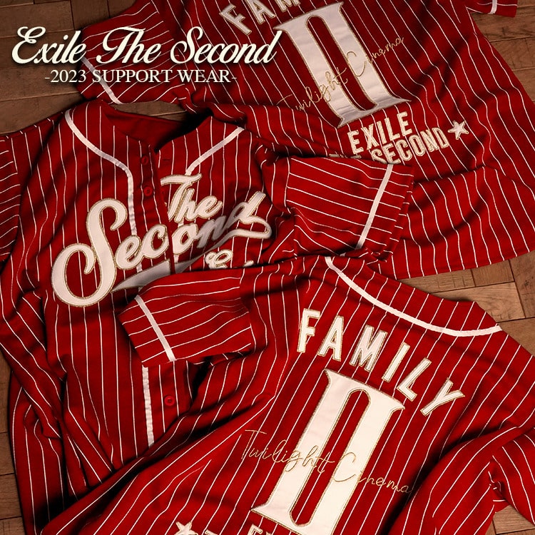 EXILE THE SECOND LIVE TOUR 2023 〜Twilight Cinema〜 OFFICIAL LIVE SUPPORT WEAR COLLECTION発売!!