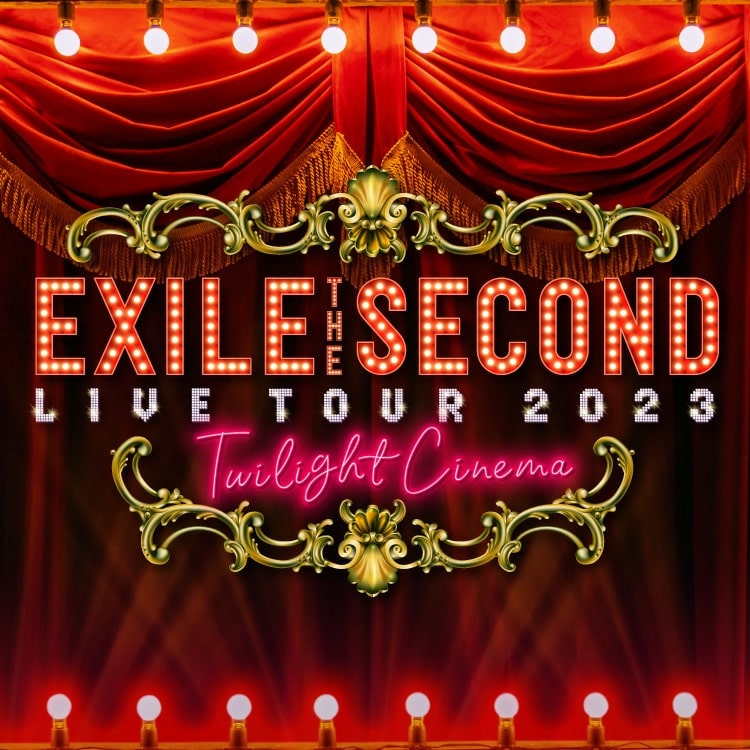 「EXILE THE SECOND LIVE TOUR 2023 〜Twilight Cinema〜」Memorial Goods & Twilight Cinema FINALフォトTシャツ受注販売決定!!