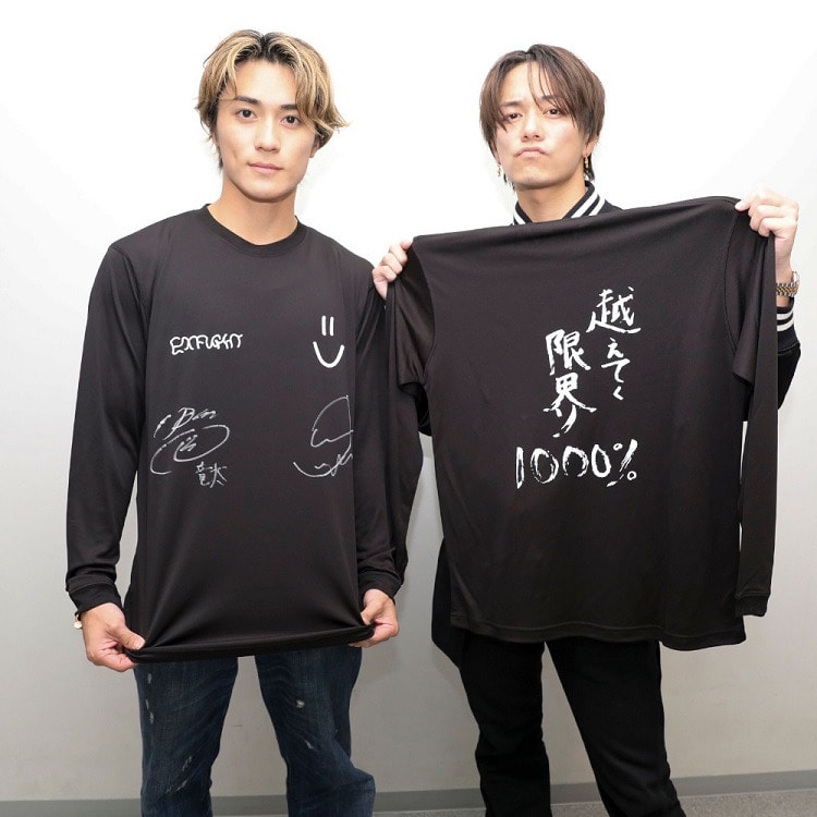 日髙竜太＆砂田将宏×EXFIGHTコラボロングTシャツ（テンハネver.）発売!!