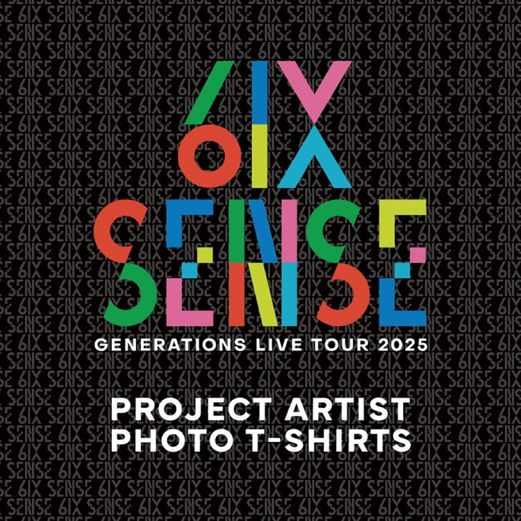 「GENERATIONS LIVE TOUR 2025 "6IX SENSE"」受注グッズ販売決定!!