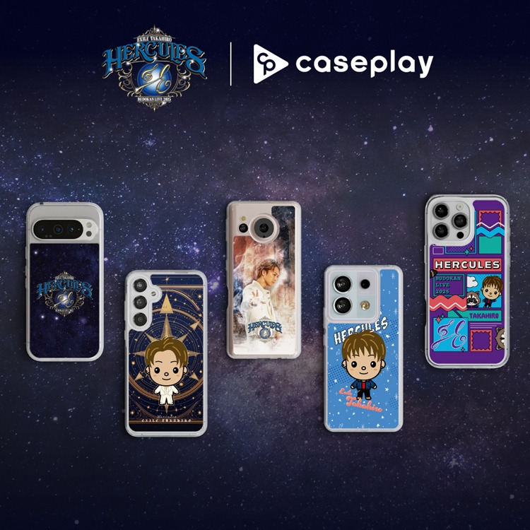 【CASEPLAY×EXILE TAKAHIRO 武道館 LIVE 2025 "HERCULES"】スマートフォン＆イヤフォンケース販売開始!!