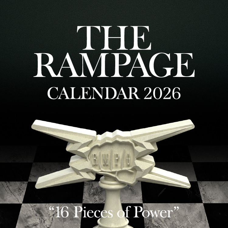 【特典絵柄解禁!!】「THE RAMPAGE 2026 カレンダー」予約受付中!!