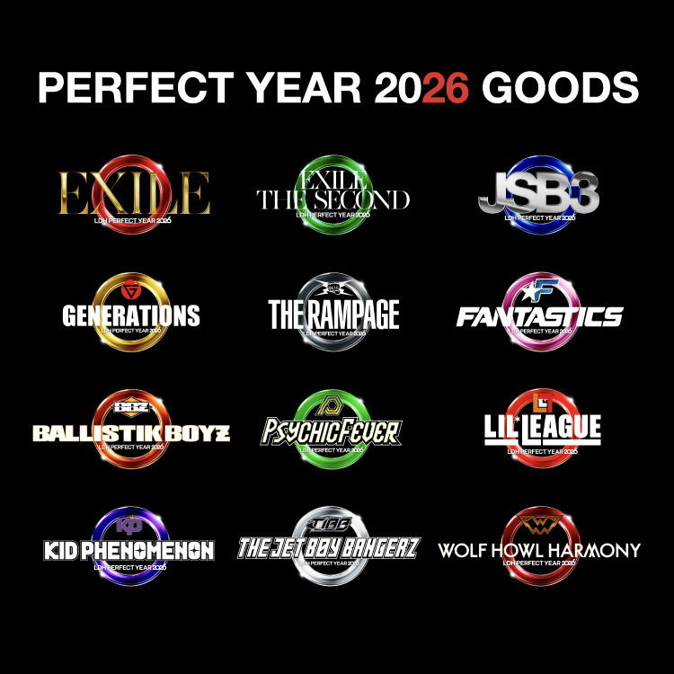 PERFECT YEAR 2026 GOODS入荷決定!!