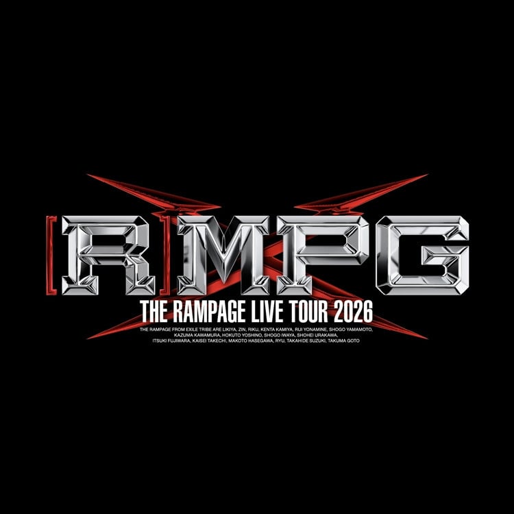 「THE RAMPAGE LIVE TOUR 2026 "(R)MPG"」オフィシャルグッズ発売!!