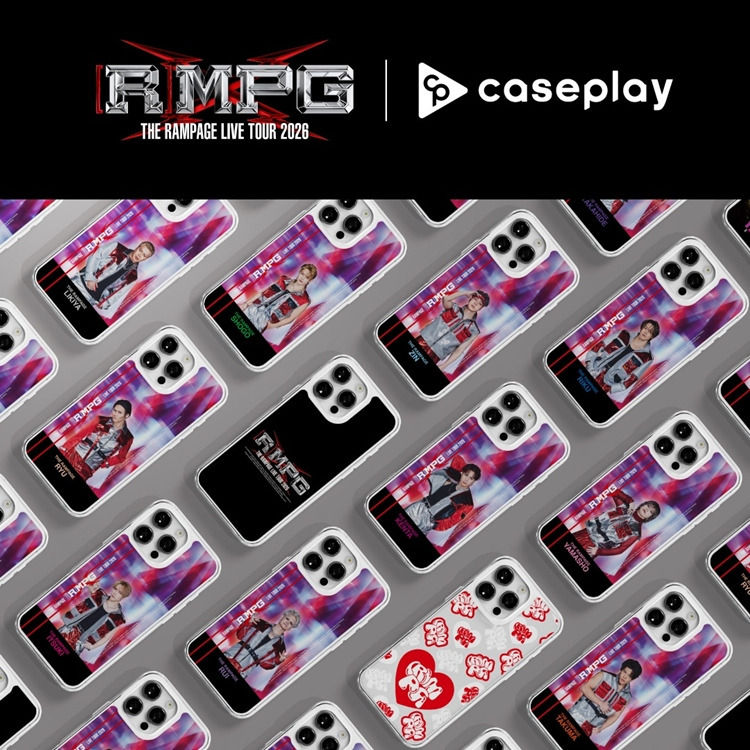 【CASEPLAY&times;THE RAMPAGE LIVE TOUR 2026 "(R)MPG"】スマートフォン＆AirPods Proケース販売決定!!