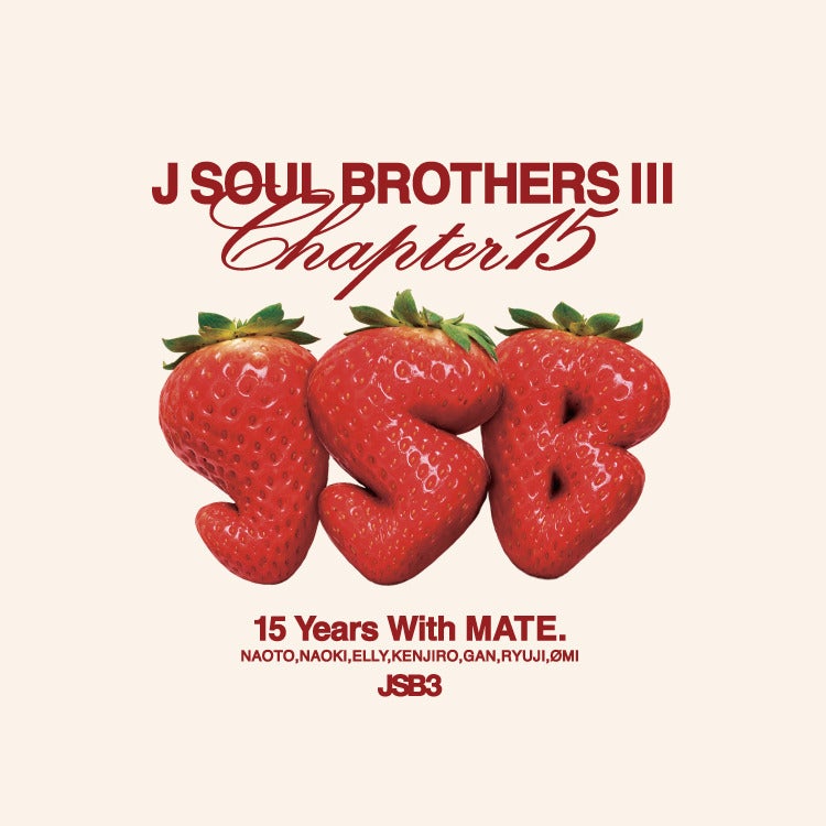 「J SOUL BROTHERS Ⅲ "Chapter 15"」一部グッズ、8/9（日）愛知公演会場物販にて販売決定!!