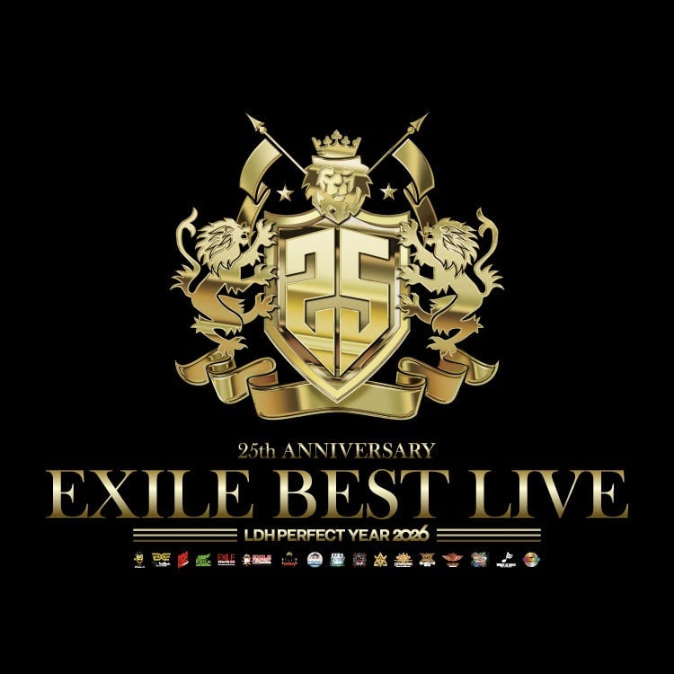 EXILE 25th ANNIVERSARY BEST LIVE ～LDH PERFECT YEAR 2026～ オフィシャルグッズ発売決定!!